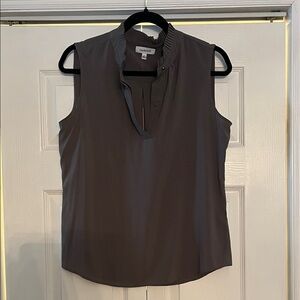 Calvin Klein Charcoal Sleeveless Blouse